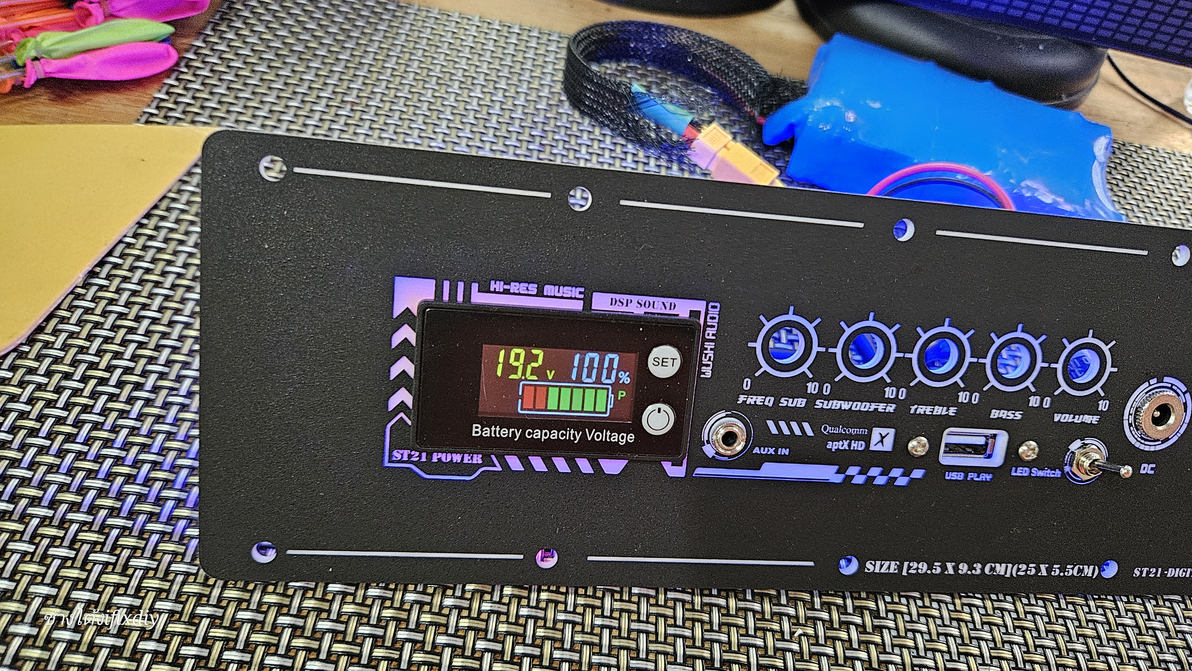 รูปเพิ่มเติม แผ่นเพท ht21 3G อะคริลิคสีดำด้าน พร้อมอุปกรณ์