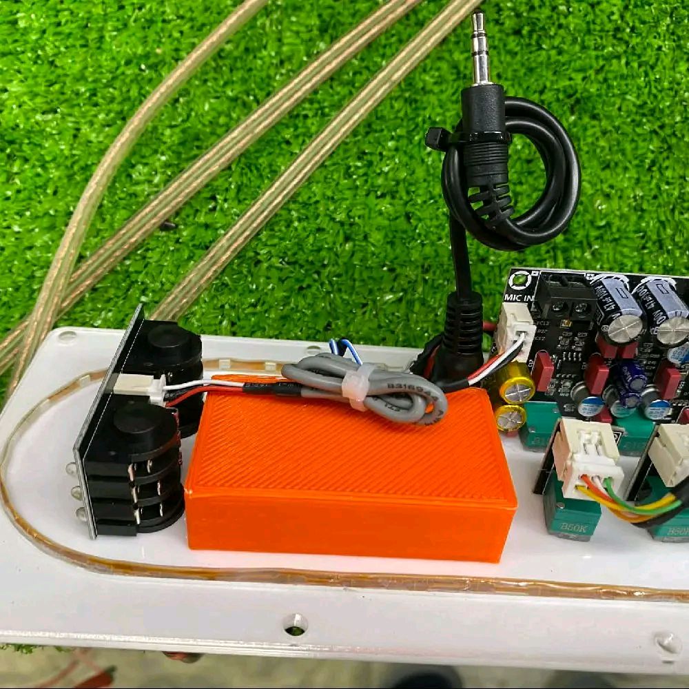 รูปเพิ่มเติม ชุดแผ่นเพลทลำโพง DIY ชุดพร้อมลั่น แอมป์ tb2 1f + ปรีไมค์ zk-AMP